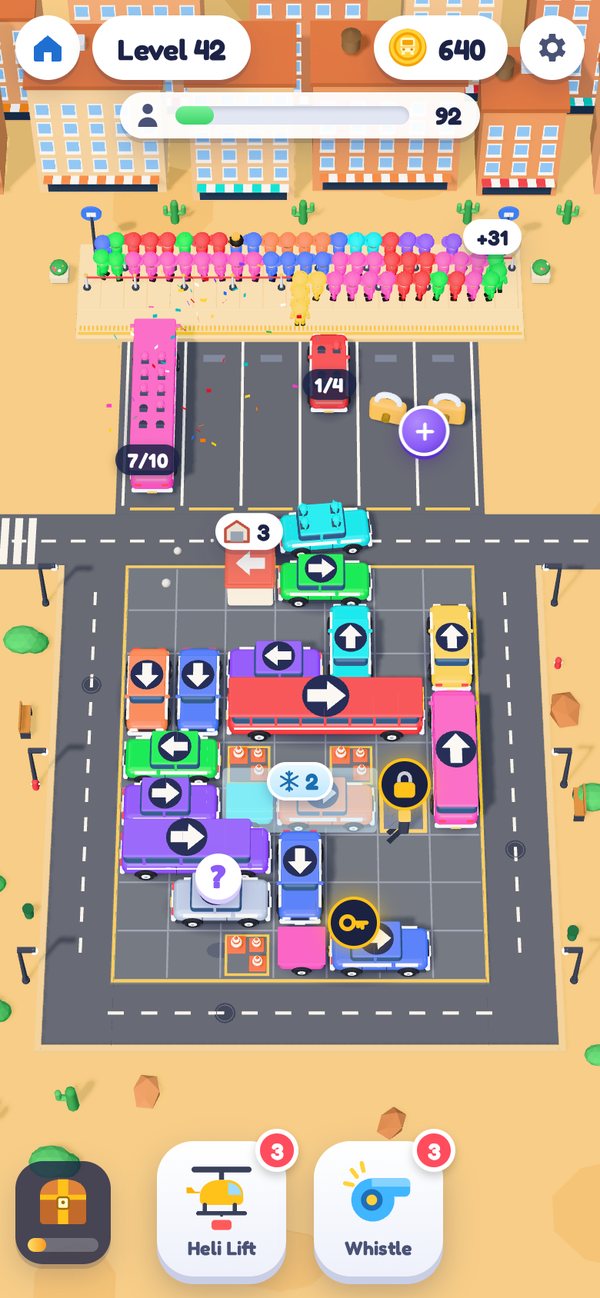 A Rush Party level in Desert Canyon